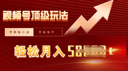 视频号短剧搬运顶级玩法，纯小白月入过W+，狂怼玩法当天见收益-大鱼资源网