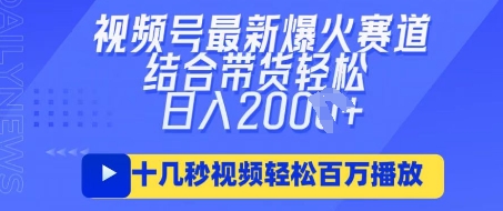 视频号最新爆火ai民国美女视频，轻松百万播放，结合带货日入数张-大鱼资源网